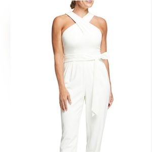 Eliza J white jumpsuit